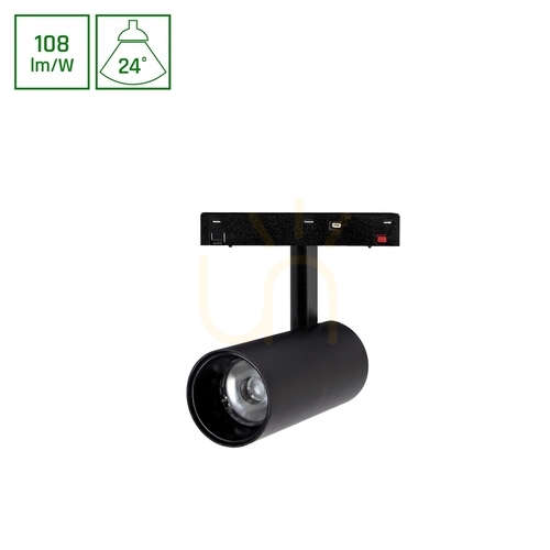 Jelölje be Fényszóró sínrendszerhez Shift Basic Spotm irányított lámpatest 50 X110 X170mm 12W 4000 K Fekete.
