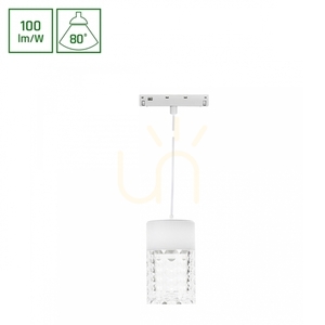 System Shift Basic Hangit Crystal függesztéklámpa 55 X110mm (1100 vezeték) 7W 4000 K fehér. small 0