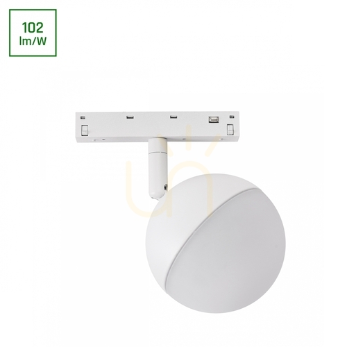 Jelölje be System Shift Basic Globe lámpatest 90mm 10W 2700 K fehér.