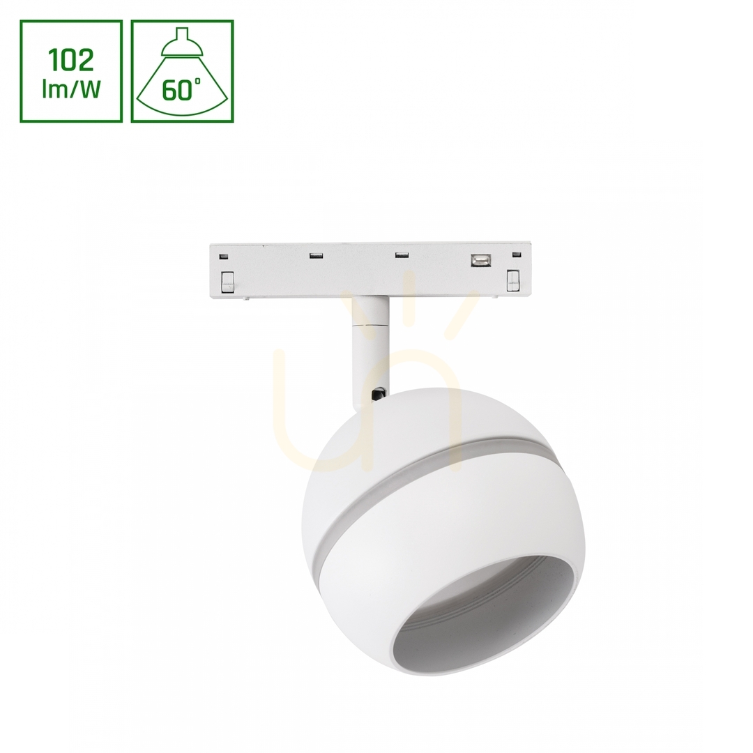 Kilátás System Shift Basic Globe gyűrűs lámpatest 90mm 10W 2700 K Fehér System Shift Basic Globe gyűrűs lámpatest 90mm 10W 2700 K Fehér