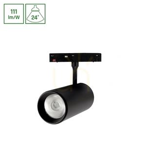Fényszóró gyűjtősínekhez System Shift Basic Spot L irányított lámpatest 65x140x210mm 20W 2700 K Fekete small 1