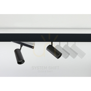 Spectrum LED Shift Smart Spot S mágneses sínspot 6 W CCT fekete 24° small 2