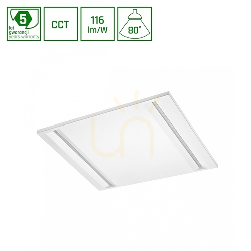 Jelölje be LED panel ALGINE Line 40W 3 CCT 230V 80 St IP20 600x600x15mm Fehér Ugr<16 5 év garancia