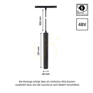 System Shift Smart Hangit függesztett lámpa 40x297 (900mm kábel) 12W 25st Fekete CCT/Dim 5 év garancia. 4 System Shift Smart Hangit függesztett lámpa 40x297 (900mm kábel) 12W 25st Fekete CCT/Dim 5 év garancia. small 4