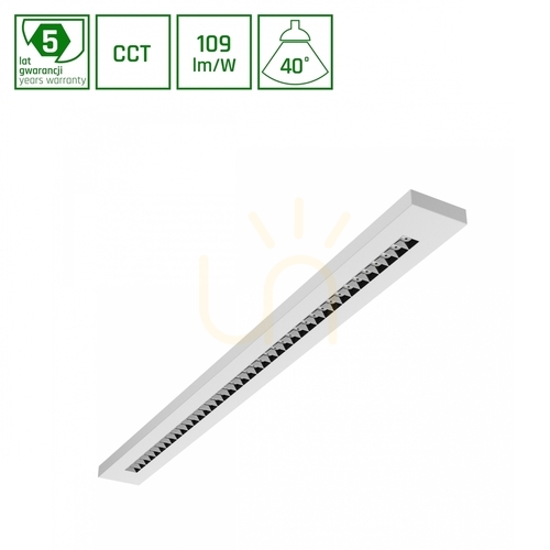 Jelölje be Wld Plank 20 W/30 W/40W CCT 230V 40° IP20 világító sáv 1195 X100 X25 fehér.