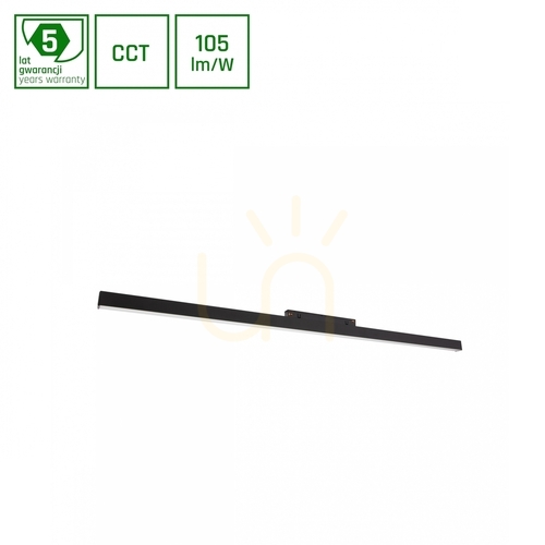 Jelölje be SpectrumLED System Shift Smart Line L fekete lineáris sínlámpa 22 W CCT 902 mm WLD+40010_SMART