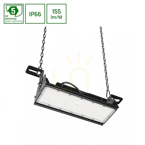 Jelölje be Halls Line 2 High Bay Light Bar 75W NW 230V 60 X90 St IP66 Ik10 547 X150 X130mm fekete 5 év garancia. 0 10
