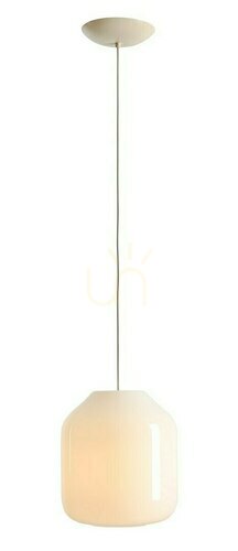 Jelölje be Krém függőlámpa Aldex Flask Cotton L 27 cm, opálüveg, E27 8500G20_L