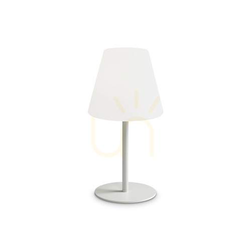 Jelölje be Asztali lámpa Ideallux ARCADIA 365756 antracit-fehér E27 Ø28 cm