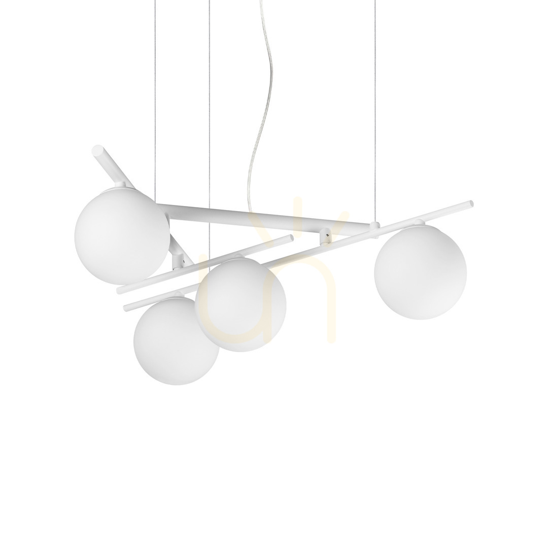 Jelölje be Függőlámpa Ideallux ATLAS fehér 4xG9 Ø62 cm 352046 Függőlámpa Ideallux ATLAS fehér 4xG9 Ø62 cm 352046