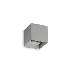 Kültéri fali lámpa Ideallux ATOM antracit 12W 3000K IP54 10 cm 366821 small 0