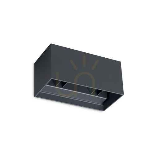 Jelölje be Kültéri fali lámpa Ideallux ATOM 366852 antracit 20 cm IP54 4000K