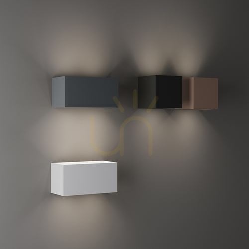 Jelölje be Kültéri fali lámpa Ideallux ATOM 366883 antracit LED 3000K IP54 Ø20 cm