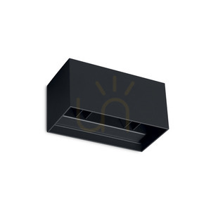 Kültéri fali lámpa Ideallux ATOM 366906 antracit LED 25W 4000K IP54 Ø20 cm small 0