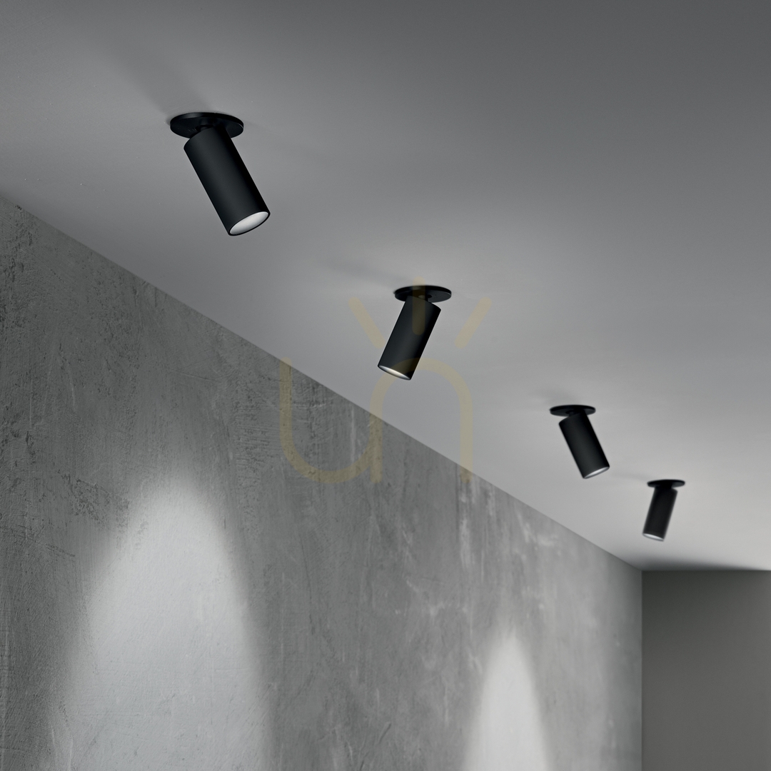 Előnézet Süllyesztett spot lámpatest Ideallux BEYOND fekete 3 cm 7W 355887 Süllyesztett spot lámpatest Ideallux BEYOND fekete 3 cm 7W 355887