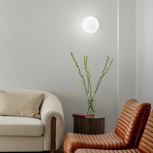 Fali lámpa Ideallux COTTON 352336 fehér üveg E14 20 cm small 1