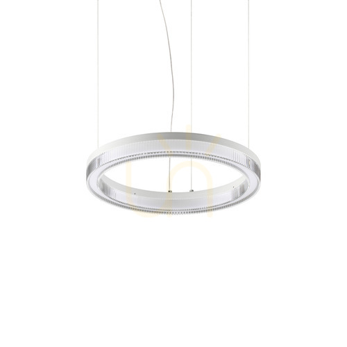 Jelölje be Függőlámpa Ideallux CROWN 343402 fehér LED 21W üveg-fém Ø40 cm