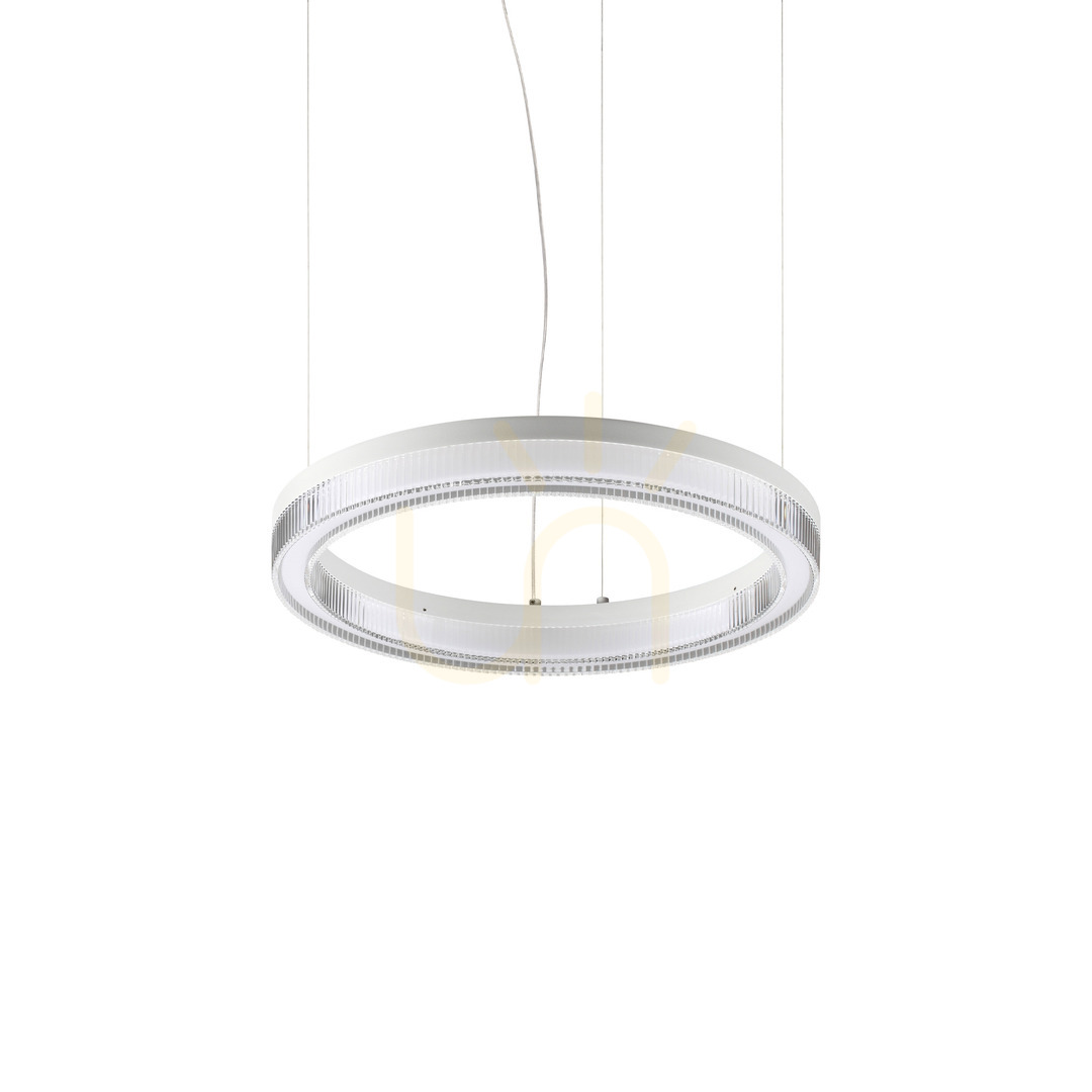 Jelölje be Függőlámpa Ideallux CROWN 343402 fehér LED 21W üveg-fém Ø40 cm Függőlámpa Ideallux CROWN 343402 fehér LED 21W üveg-fém Ø40 cm