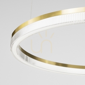 Függőlámpa Ideallux CROWN LED 21W sárgaréz üveg 40 cm 364964 1 Függőlámpa Ideallux CROWN LED 21W sárgaréz üveg 40 cm 364964 small 1
