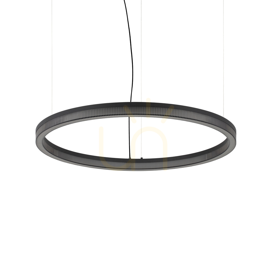 Jelölje be Függőlámpa Ideallux CROWN fekete LED 43W Ø80 cm 365015 Függőlámpa Ideallux CROWN fekete LED 43W Ø80 cm 365015