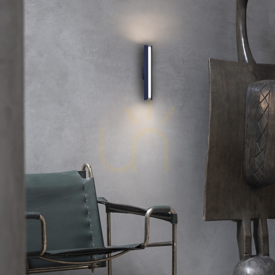 Kilátás Fali lámpa Ideallux DORICA LED 8.5W alumínium 30 cm 354163 Fali lámpa Ideallux DORICA LED 8.5W alumínium 30 cm 354163