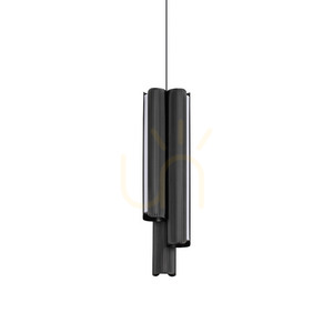 Függőlámpa Ideallux DORICA fekete LED 27W 3 fényforrás 366487 small 0