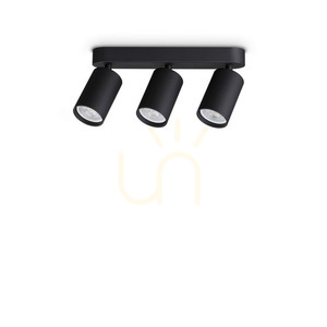 Plafond Ideallux Dynamite 371252 fekete 3xGU10 mennyezeti lámpa 27,5 cm 0 Plafond Ideallux Dynamite 371252 fekete 3xGU10 mennyezeti lámpa 27,5 cm small 0