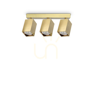 Plafond Ideallux DYNAMITE sárgaréz 3xGU10 27,5 cm 371283 small 0