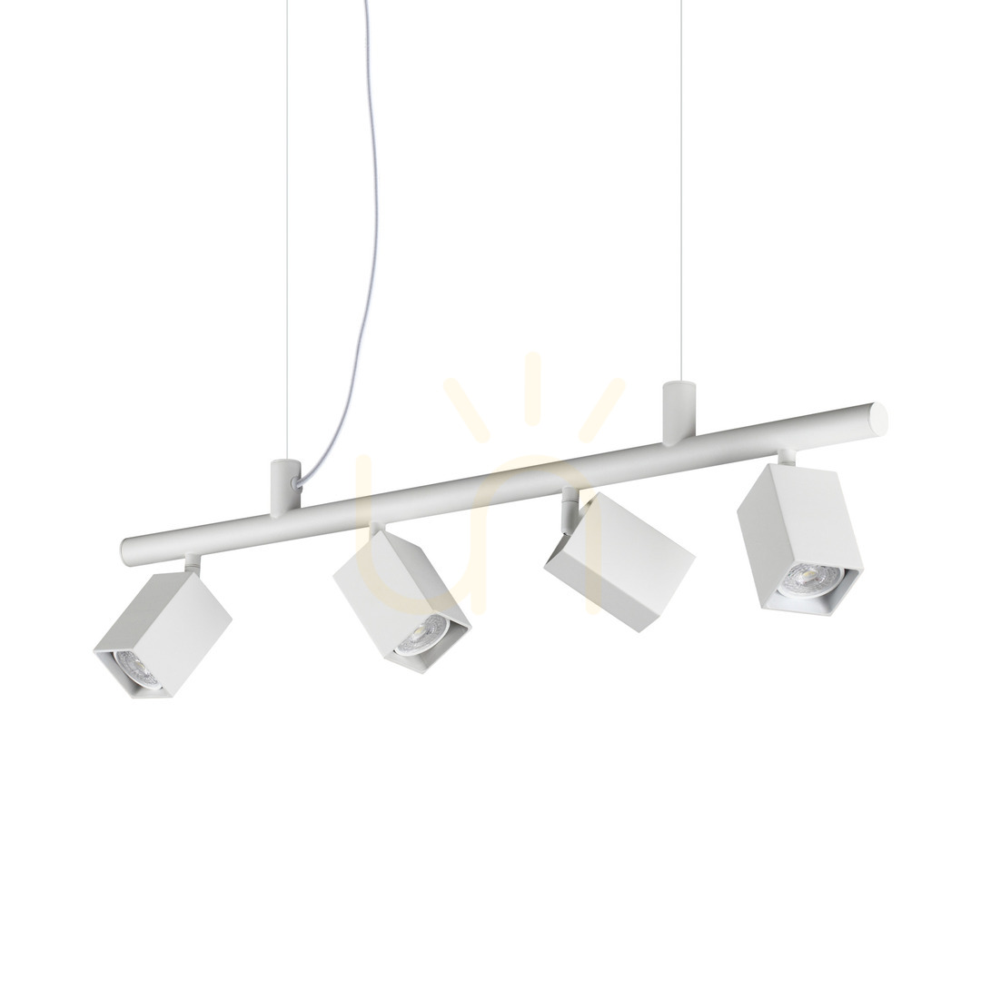 Jelölje be Függőlámpa Ideallux DYNAMITE fehér 4xGU10 76 cm 367453 Függőlámpa Ideallux DYNAMITE fehér 4xGU10 76 cm 367453