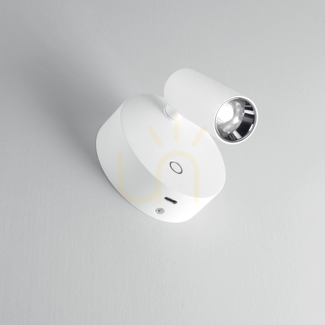 Kijelző Fali lámpa Ideallux ELF 347462 fekete LED 3W Ø8,5 cm Fali lámpa Ideallux ELF 347462 fekete LED 3W Ø8,5 cm