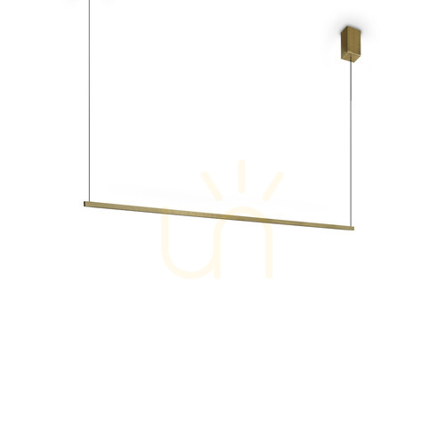 Jelölje be Függőlámpa Ideallux ESSENCE 371856 sárgaréz LED 19W 115 cm 3000K