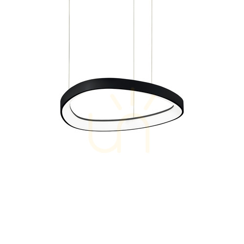 Jelölje be Függőlámpa Ideallux GEMINI fekete LED 36W 4000K Ø42,5 cm 372136