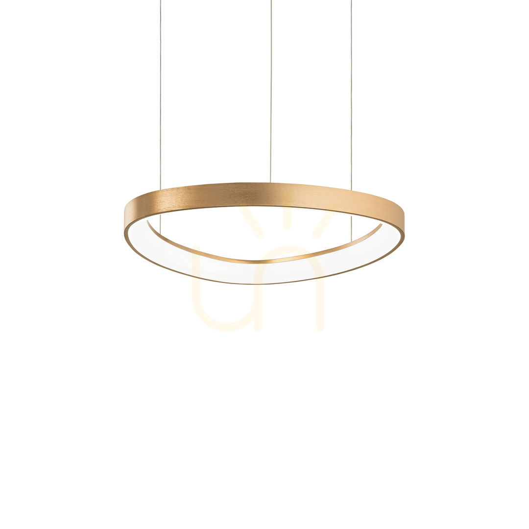 Jelölje be Függőlámpa Ideallux GEMINI sárgaréz 42,5 cm LED 36W 4000K 372143 Függőlámpa Ideallux GEMINI sárgaréz 42,5 cm LED 36W 4000K 372143