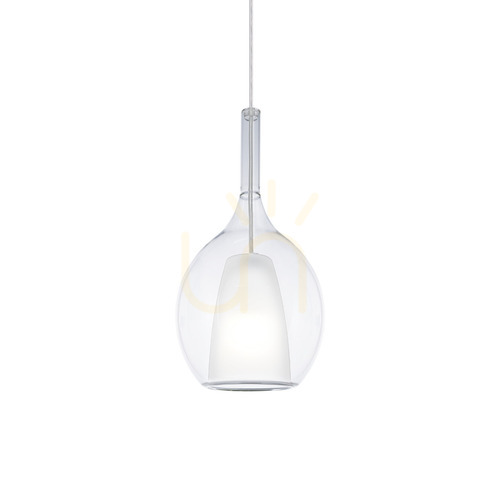 Jelölje be Függőlámpa Ideallux Kalique átlátszó króm 18 cm E27 360034