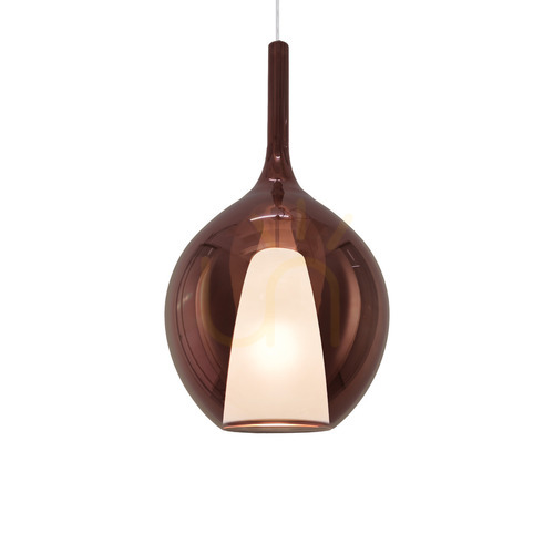 Jelölje be Függőlámpa Ideallux KALIQUE réz-króm E27 1x42W Ø28 cm 359663