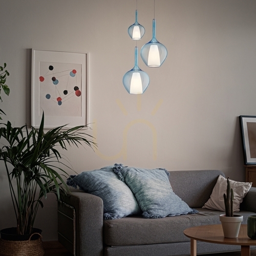 Jelölje be Függőlámpa Ideallux Kalique réz-króm 28 cm E27 359779