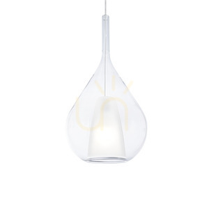 Függőlámpa Ideallux KALIQUE átlátszó króm üveg E27 28 cm 359793 small 0
