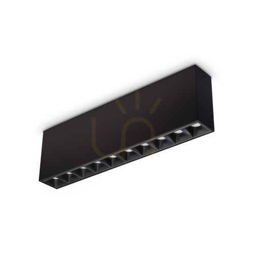 Jelölje be Plafon Ideallux LIKA 369945 fekete LED mennyezeti lámpa 21W 3000K Ø26,9 cm