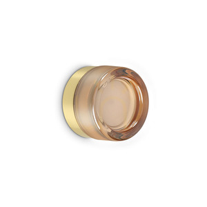 Kültéri fali lámpa Ideallux LOLLY 354637 sárga GX53 IP44 ⌀10,5 cm small 0
