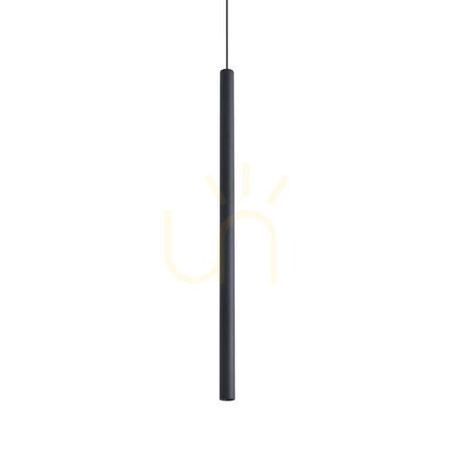 Jelölje be Függőlámpa Ideallux LOOK fekete LED 11,5W 3000K Ø6 cm 371122