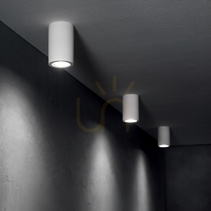 Plafon Ideallux LOOK 355740 mennyezeti lámpa GU10 gipsz alumínium Ø7x20 cm 1 Plafon Ideallux LOOK 355740 mennyezeti lámpa GU10 gipsz alumínium Ø7x20 cm small 1
