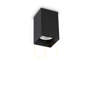 Plafon spot Ideallux LOOK fekete GU10 1x28W 6 cm 353845 small 0