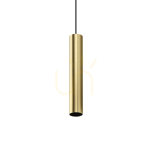 Jelölje be Függőlámpa Ideallux LOOK sárgaréz GU10 1x28W Ø4 cm 371597