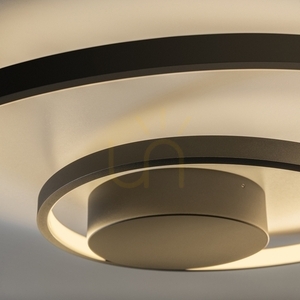 Plafon lámpa Ideallux OZ 365053 fekete LED 52W 3000K Ø80 cm small 2