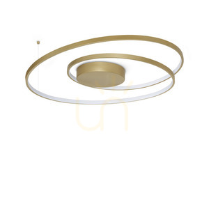 Plafon Ideallux OZ 365060 sárgaréz LED mennyezeti lámpa 80 cm 3000K small 0