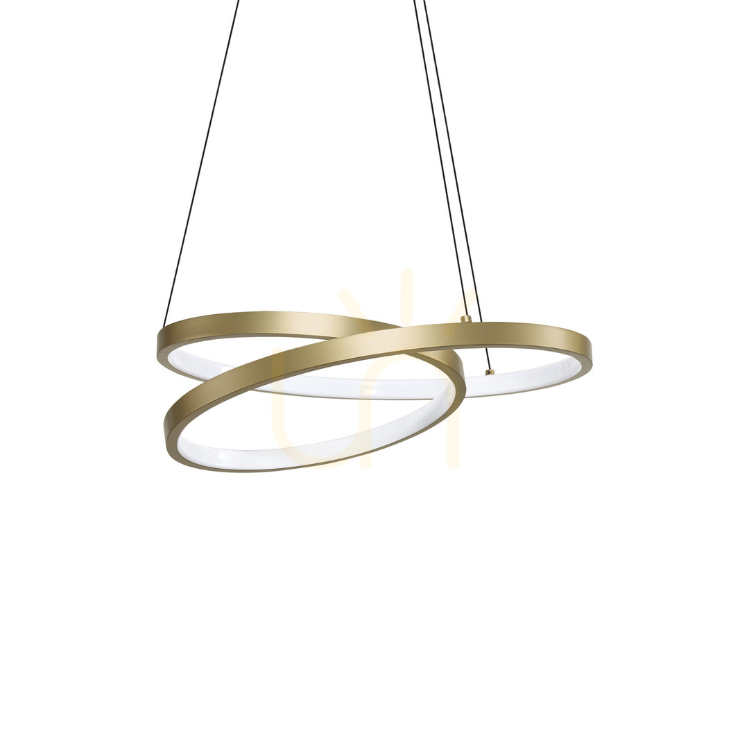 Jelölje be Függőlámpa Ideallux OZ 364971 LED 38W 3000K sárgaréz Ø40 cm Függőlámpa Ideallux OZ 364971 LED 38W 3000K sárgaréz Ø40 cm