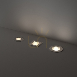 Süllyesztett lámpatest Ideallux PARK ezüst IP67 GU10 351780 10,5 cm small 1