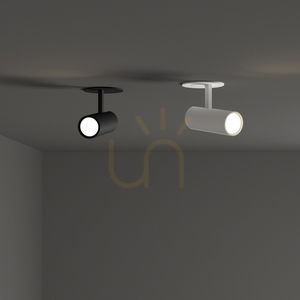 Süllyesztett lámpatest Ideallux PLAY 364667 fekete LED 13W 3000K Ø6 cm small 1