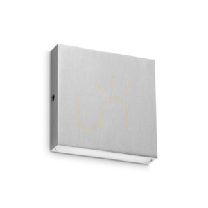 Kültéri fali lámpa Ideallux POST-IT ezüst LED 3W IP65 8 cm 335865 0 Kültéri fali lámpa Ideallux POST-IT ezüst LED 3W IP65 8 cm 335865 small 0