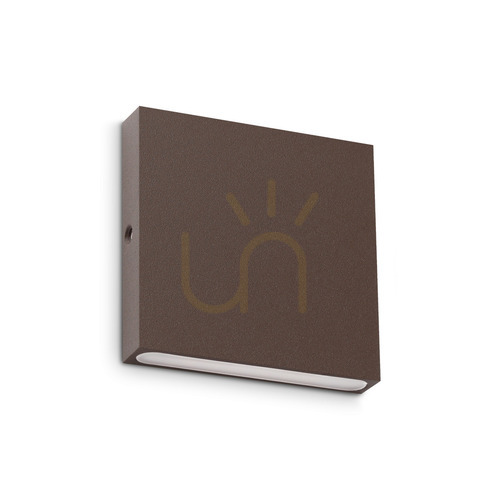 Jelölje be Kültéri fali lámpa Ideallux POST-IT 335896 barna LED 3W IP65 Ø8 cm